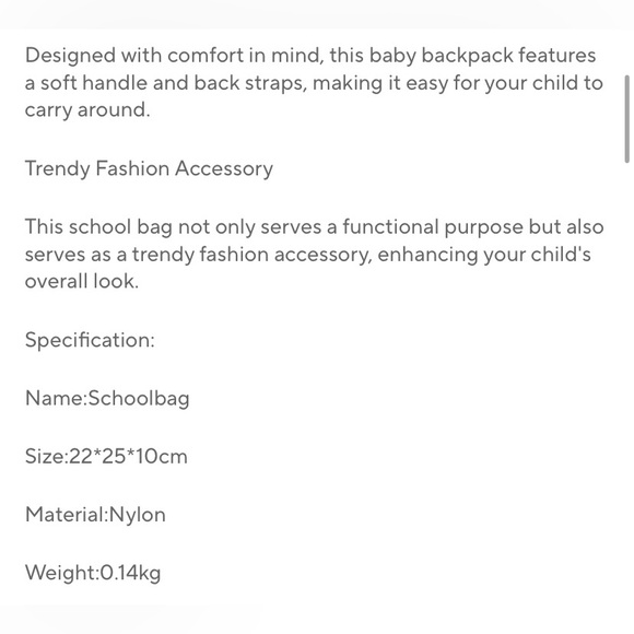 Mini Navy Blue Dinosaur Backpack - Toddlers, Preschool, Kindergarten, Etc. - Picture 11 of 11